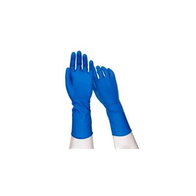 14 Mil Blue Latex Gloves L