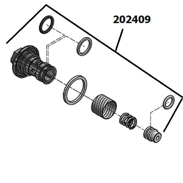Screen Screw Assy, A, AP-2/3 - COD: 202409