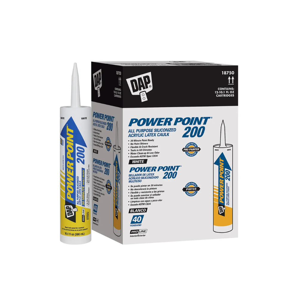 Siliconized Acrylic Latex Caulk (White)